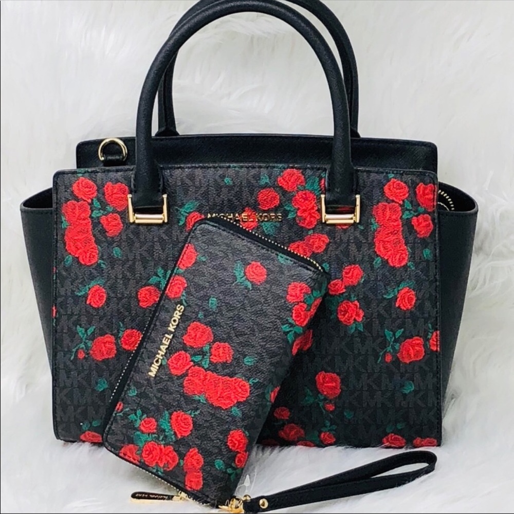 Nwt Michael Kors Bundle Selma satchel +wallet - Picture 4 of 8
